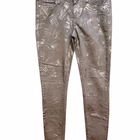 PAIGE Verdugo Ultra Skinny Gray patterned Jeans - Picture 2 of 8